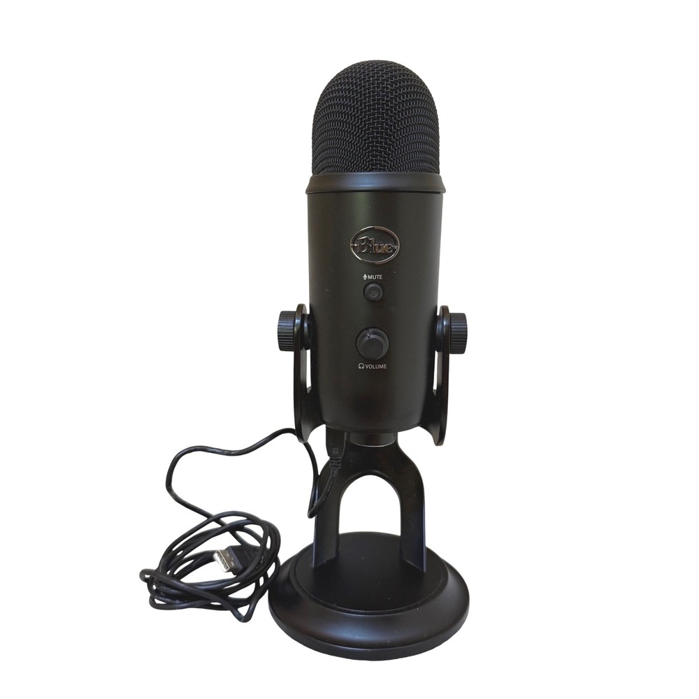 Blue‎ Yeti USB Condenser Microphone Blackout Edition for Recording and Streaming